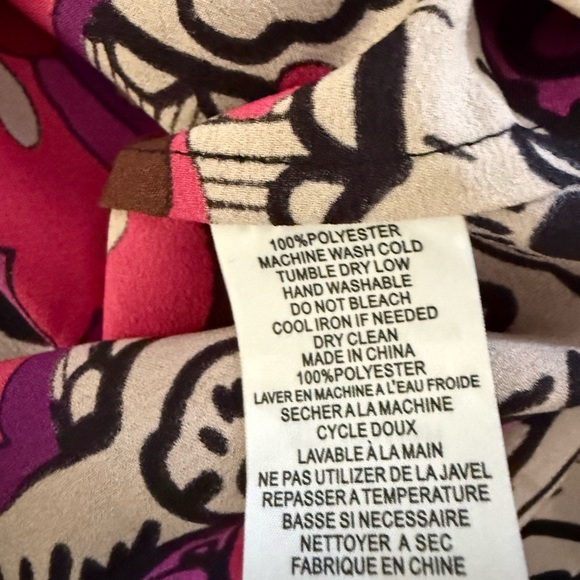 Trina Turk Black and White Silky Dress NWOT - Picture 4 of 5